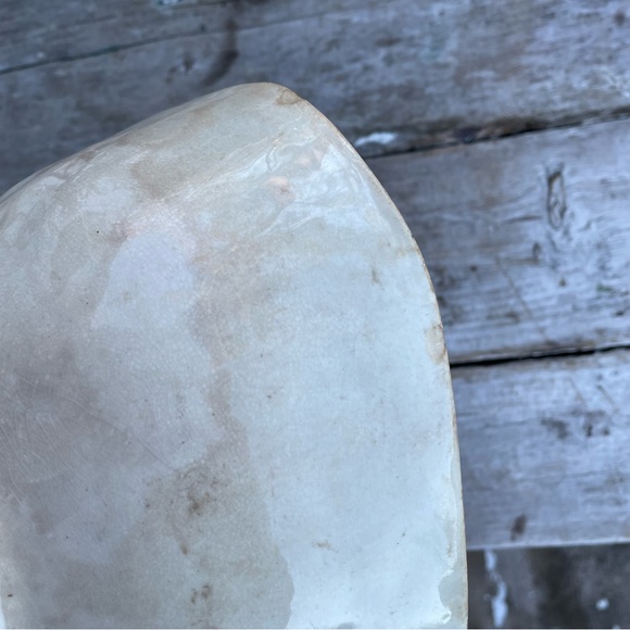 antique pineapple Stoneware bread mold bowl No.8 french country farmhouse decor - Picture 9 of 12